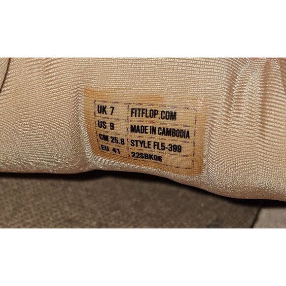 Fitflop Women's Blue Merino Wool Rally E01 Sneaker in Love Size 9 2405 - Picture 8 of 16